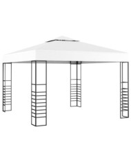 Tonnelle de jardin 3 x 3 m Blanc | Mobilier & Déco