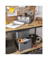 Curver Boîte de rangement Unibox L 30 L Gris | Mobilier & Déco