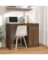 Bureau Chêne marron 100x50x76 cm Bois d'ingénierie | Mobilier & Déco