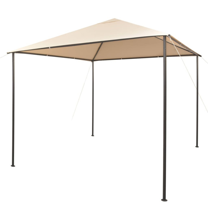 Chapiteau tente 3 x 3 m Beige Acier | Mobilier & Déco