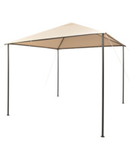 Chapiteau tente 3 x 3 m Beige Acier | Mobilier & Déco