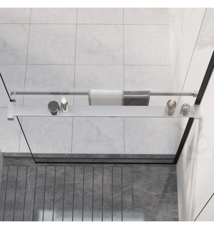 Étagère de douche paroi de douche à l'italienne Chromé 90 cm | Mobilier & Déco