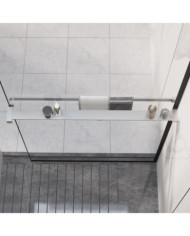 Étagère de douche paroi de douche à l'italienne Chromé 90 cm | Mobilier & Déco
