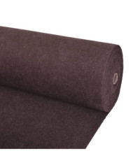 Tapis strié pour exposition 1,2x15 m Marron | Mobilier & Déco