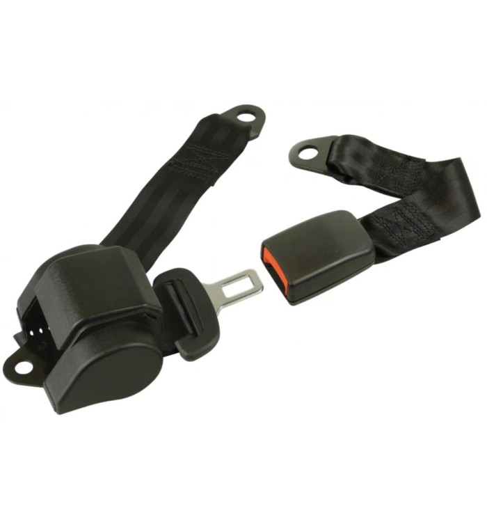 Carpoint Ceinture de sécurité à 3 points automatique Noir | Mobilier & Déco