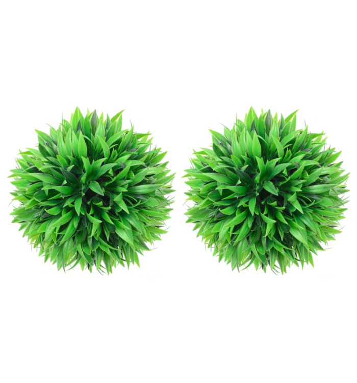 Boules de buis artificielles 2 pcs 30 cm | Mobilier & Déco