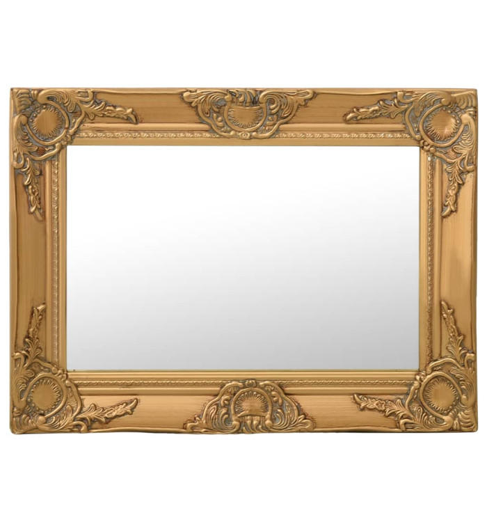 Miroir mural style baroque 60x40 cm Doré | Mobilier & Déco