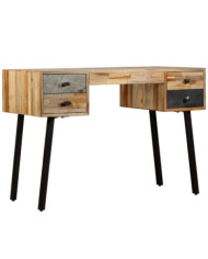 Bureau Teck de récupération massif 110 x 50 x 76 cm | Mobilier & Déco