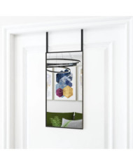 Miroir de porte Noir 30x60 cm Verre et aluminium | Mobilier & Déco