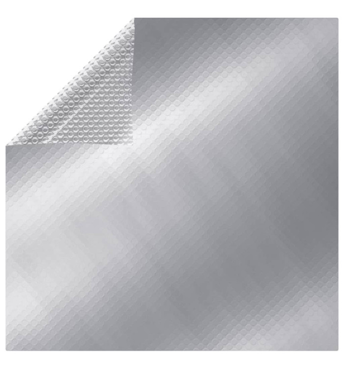 Couverture de piscine rectangulaire 800x500 cm PE Argenté | Mobilier & Déco