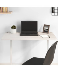 Dessus de bureau blanc 80x40x2,5 cm bois massif de pin | Mobilier & Déco
