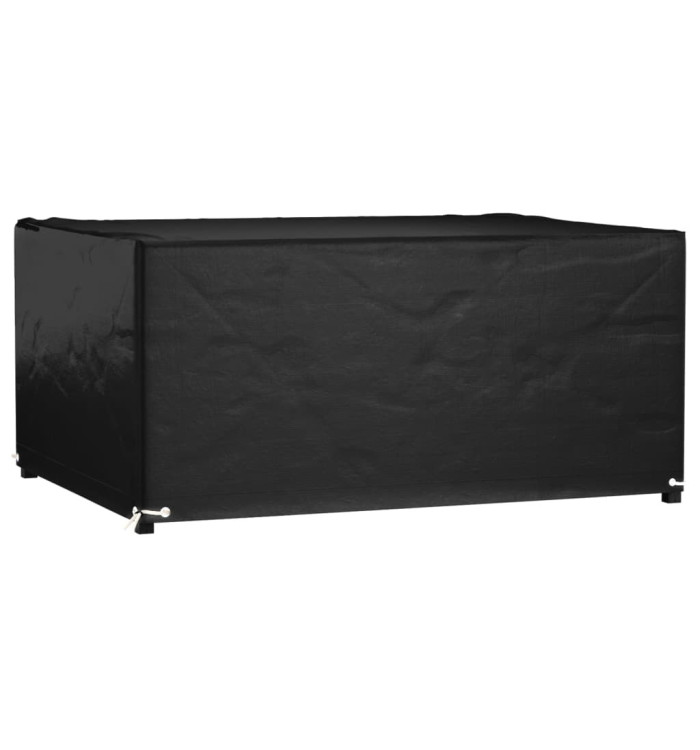 Housse de salon de jardin 8 œillets 180x135x80 cm rectangulaire | Mobilier & Déco