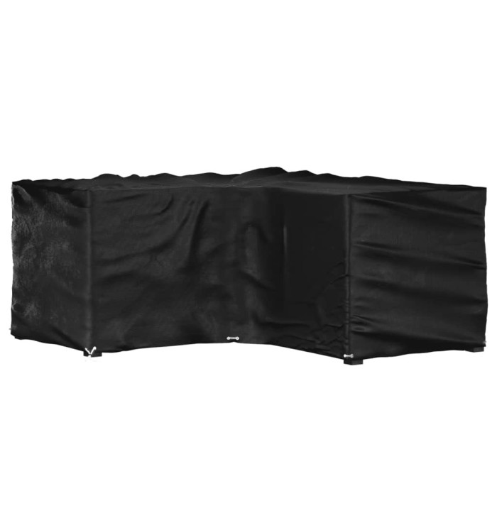 Housse de salon de jardin en forme de L 16 œillets 215x215x90cm | Mobilier & Déco