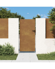 Portail de jardin 85x200 cm acier corten | Mobilier & Déco