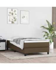 Matelas de lit à ressorts ensachés Marron foncé 80x200x20 cm | Mobilier & Déco
