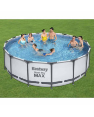 Bestway Ensemble de piscine Steel Pro MAX rond 457x122 cm | Mobilier & Déco