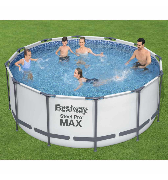 Bestway Ensemble de piscine Steel Pro MAX rond 366x122 cm | Mobilier & Déco