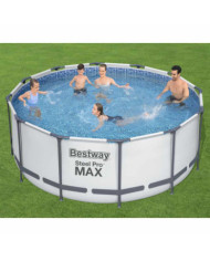 Bestway Ensemble de piscine Steel Pro MAX rond 366x122 cm | Mobilier & Déco