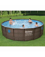Bestway Ensemble de piscine Power Steel 488x122 cm | Mobilier & Déco