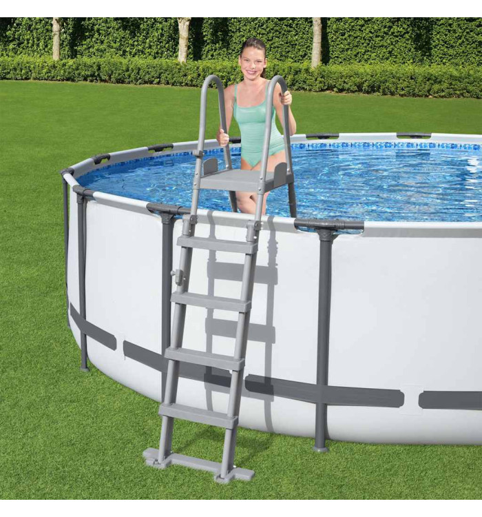 Bestway Échelle de piscine de sécurité à 4 marches Flowclear 132 cm | Mobilier & Déco