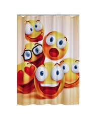 RIDDER Rideau de douche Smile 180x200 cm | Mobilier & Déco