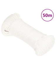 Corde de bateau Blanc complet 4 mm 50 m Polypropylène | Mobilier & Déco