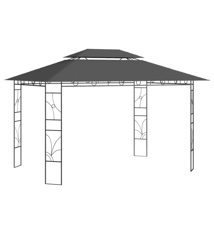 Belvédère 4x3x2,7 m Anthracite 160 g/m² | Mobilier & Déco