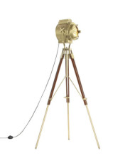 Lampadaire à trépied bois de manguier massif 193 cm | Mobilier & Déco