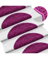 Tapis d'escalier 10 pcs 56x17x3 cm Violet | Mobilier & Déco
