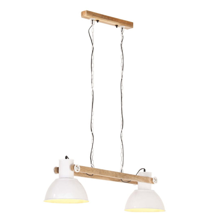 Lampe suspendue industrielle 25 W Blanc 109 cm E27 | Mobilier & Déco