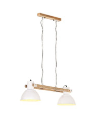 Lampe suspendue industrielle 25 W Blanc 109 cm E27 | Mobilier & Déco