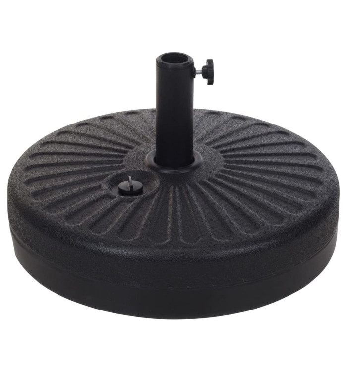 ProGarden Socle de parasol 22 L 51 cm Noir | Mobilier & Déco