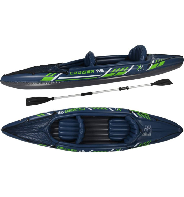 XQ Max Kayak Cruiser X3 342x76x32 cm Bleu et vert | Mobilier & Déco