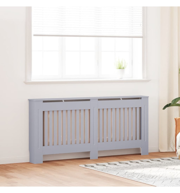 Cache-radiateur anthracite 172x19x81,5 cm MDF | Mobilier & Déco