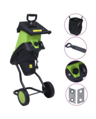 Broyeur électrique de jardin avec 2 lames supplémentaires 2400W | Mobilier & Déco
