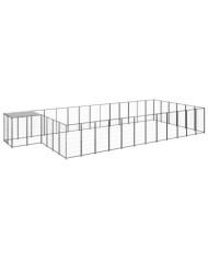 Chenil Noir 22,99 m² Acier | Mobilier & Déco