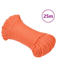 Corde de travail Orange 6 mm 25 m Polypropylène | Mobilier & Déco