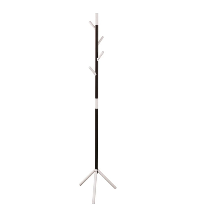 V-Part Porte-manteau sur pied avec 4 patères Linair Blanc 180 cm | Mobilier & Déco
