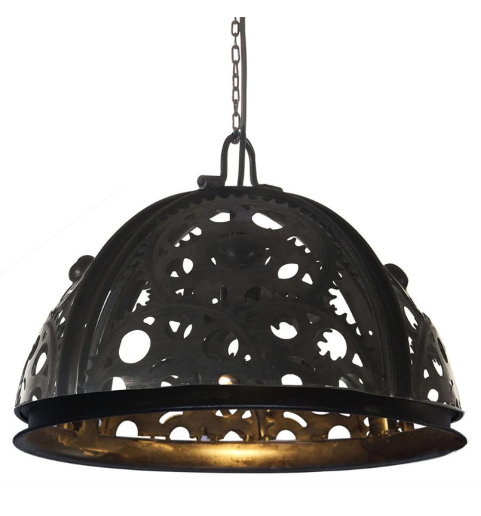 Plafonnier industriel en forme de roue dentée 45 cm E27 | Mobilier & Déco