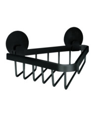 Kleine Wolke Support pour douche triangulaire Rocco Noir | Mobilier & Déco