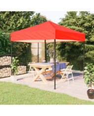 Tente de réception pliable Rouge 3x3 m | Mobilier & Déco