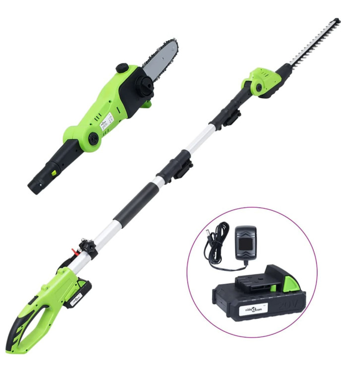 Scie à perche et coupe-herbe à bloc-piles 20V 1500 mAh Li-ion | Mobilier & Déco