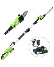 Scie à perche et coupe-herbe à bloc-piles 20V 1500 mAh Li-ion | Mobilier & Déco