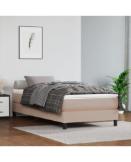Matelas de lit à ressorts ensachés Cappuccino 100x200x20 cm | Mobilier & Déco
