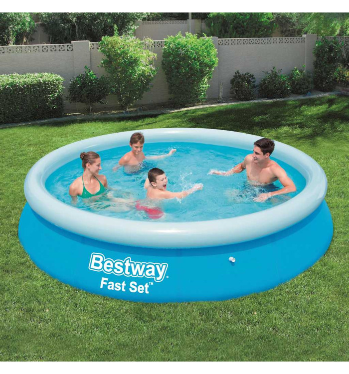 Bestway Piscine gonflable Fast Set Rond 366 x 76 cm 57273 | Mobilier & Déco