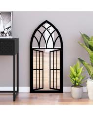 Miroir Noir 100x45 cm Fer pour utilisation à l'intérieur | Mobilier & Déco