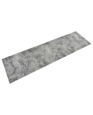 Tapis de cuisine lavable impression béton 45x150 cm velours | Mobilier & Déco