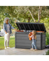 Keter Boîte de rangement pour l'extérieur Cortina 757 L gris | Mobilier & Déco