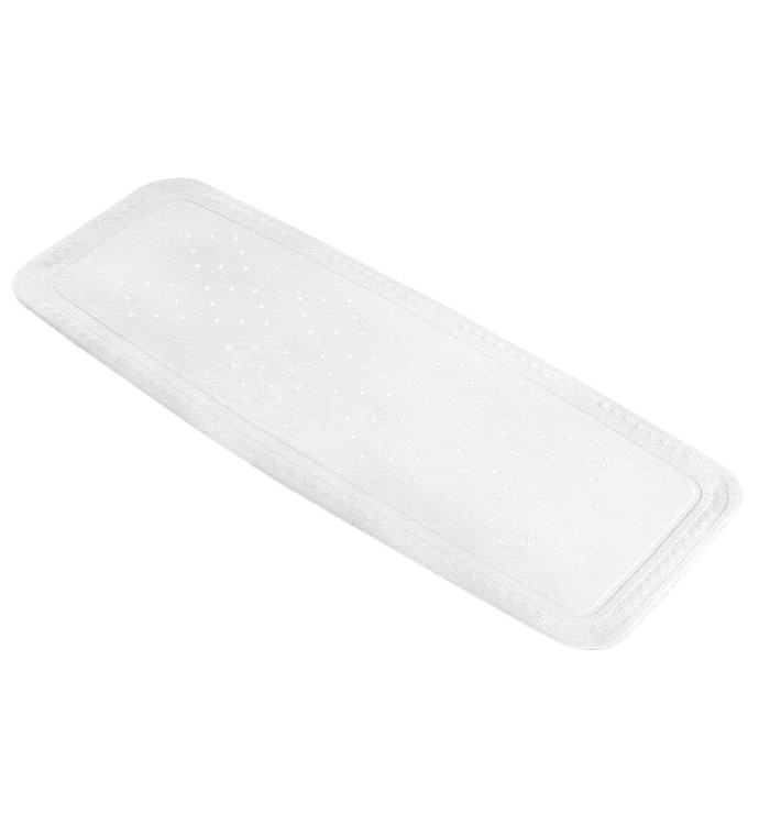 Kleine Wolke Tapis de bain antidérapant Arosa 36x92 cm Blanc | Mobilier & Déco
