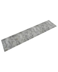 Tapis de cuisine lavable impression béton 60x300 cm velours | Mobilier & Déco